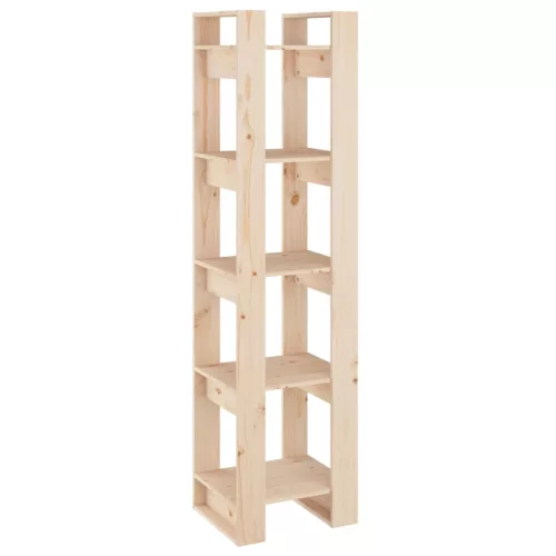  tömör fenyőfa könyvszekrény/térelválasztó 41 x 35 x 160 cm