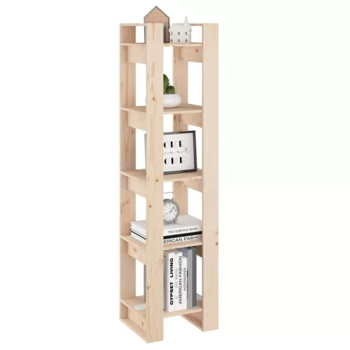  tömör fenyőfa könyvszekrény/térelválasztó 41 x 35 x 160 cm