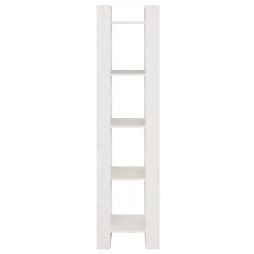  fehér tömör fenyőfa könyvszekrény/térelválasztó 41x35x160 cm