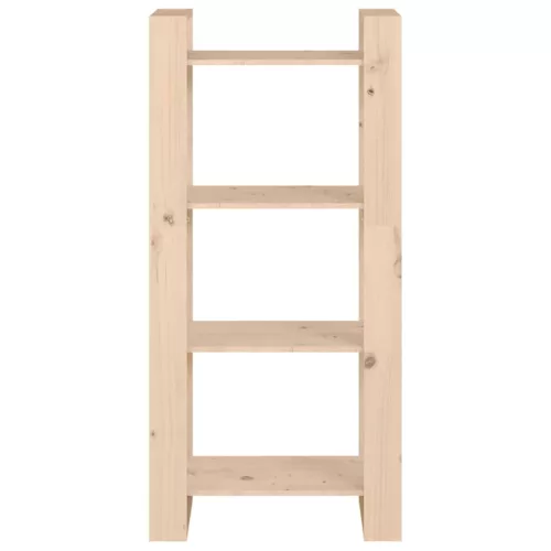  tömör fa könyvszekrény/térelválasztó 60 x 35 x 125 cm