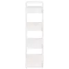  fehér tömör fa könyvszekrény/térelválasztó 60 x 35 x 125 cm