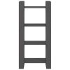  szürke tömör fa könyvszekrény/térelválasztó 60 x 35 x 125 cm