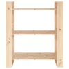  tömör fenyőfa könyvszekrény/térelválasztó 80x35x91 cm