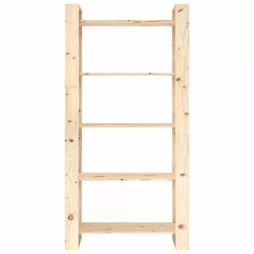  tömör fa könyvszekrény/térelválasztó 80x35x160 cm