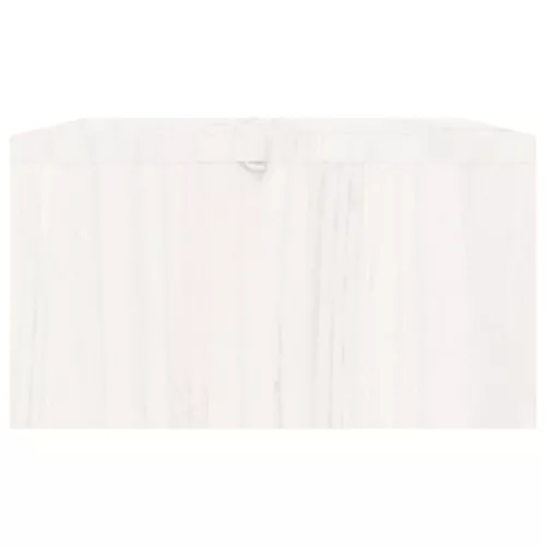  fehér tömör fenyőfa monitorállvány 100x27x15 cm