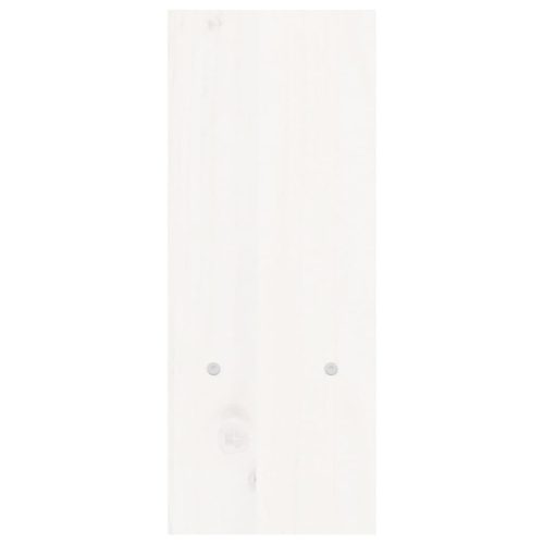  fehér tömör fenyőfa monitorállvány (39-72) x 17 x 43 cm