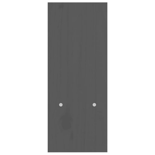  szürke tömör fenyőfa monitorállvány (39-72) x 17 x 43 cm