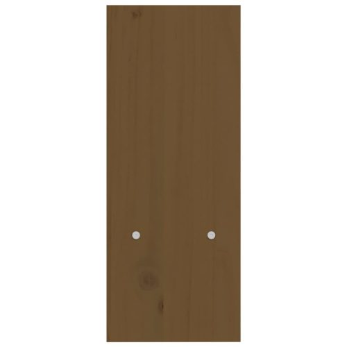  mézbarna tömör fenyőfa monitorállvány (39-72) x 17 x 43 cm