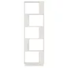  fehér tömör fenyőfa könyvszekrény/térelválasztó 51x25x163,5 cm