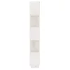  fehér tömör fenyőfa könyvszekrény/térelválasztó 51x25x163,5 cm
