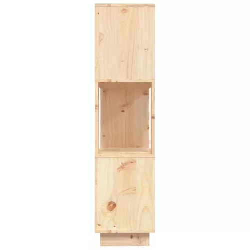  tömör fenyőfa könyvszekrény/térelválasztó 80 x 25 x 101 cm