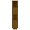  mézbarna tömör fenyőfa könyvszekrény/térelválasztó 80x25x132 cm