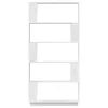  fehér tömör fenyőfa könyvszekrény/térelválasztó 80x25x163,5 cm