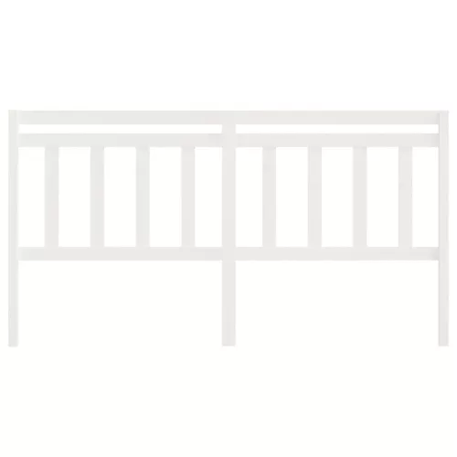  fehér tömör fenyőfa ágy fejtámla 186 x 4 x 100 cm