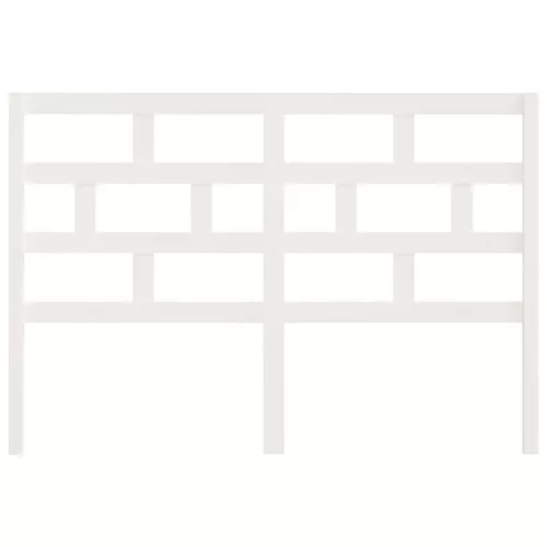  fehér tömör fenyőfa ágyfejtámla 166 x 4 x 100 cm