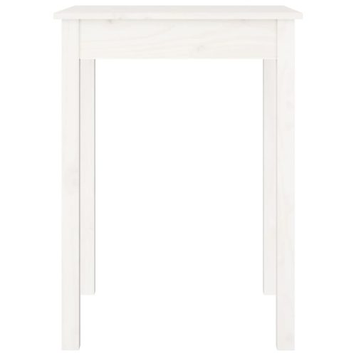  fehér tömör fenyőfa ebédlőasztal 55 x 55 x 75 cm