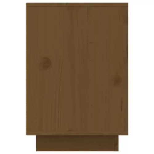  2 db mézbarna tömör fenyőfa éjjeliszekrény 50 x 34 x 50 cm