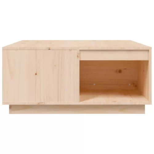  tömör fenyőfa dohányzóasztal 80x81x36,5 cm