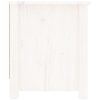  fehér tömör fenyőfa cipősszekrény 110 x 38 x 45,5 cm