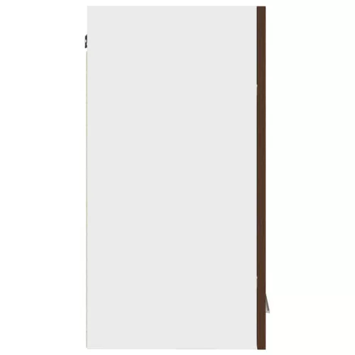  “Lyon” barna tölgyszínű szerelt fa éjjeliszekrény