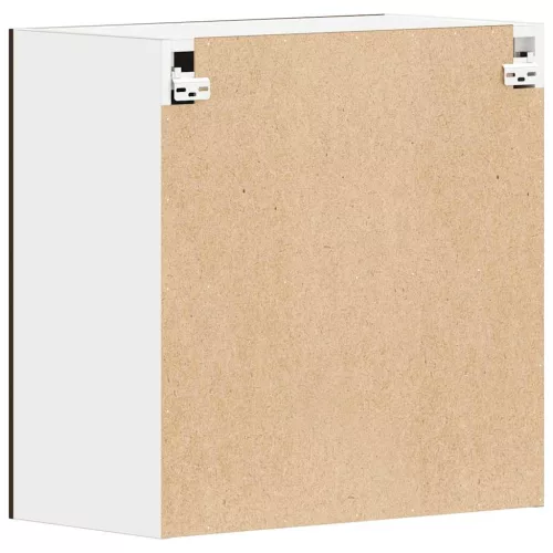  “Lyon” barna tölgyszínű szerelt fa éjjeliszekrény