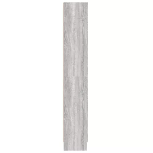  szürke sonoma színű fa fürdőszobaszekrény 82,5x30,5x185,5 cm