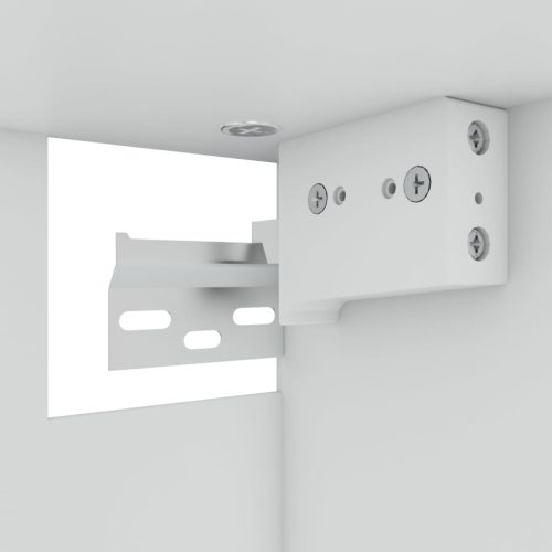  “Lyon” barna tölgy színű szerelt fa üvegszekrény