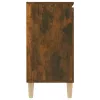  füstös tölgy színű szerelt fa tálalószekrény 101 x 35 x 70 cm