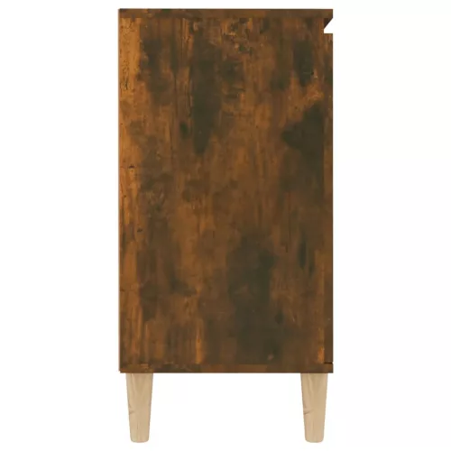  füstös tölgy színű szerelt fa tálalószekrény 101 x 35 x 70 cm