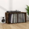  füstös tölgy színű szerelt fa lemeztároló doboz 71 x 34 x 36 cm
