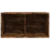  füstös tölgy színű szerelt fa lemeztároló doboz 71 x 34 x 36 cm