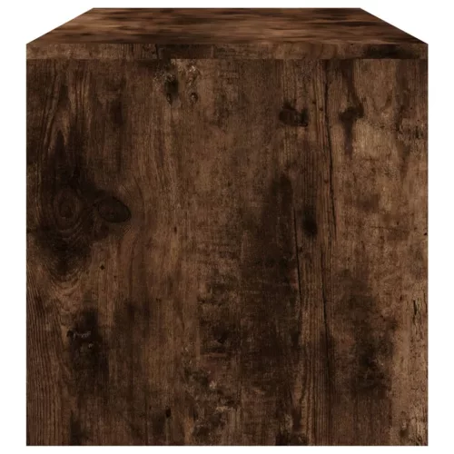  füstös tölgy színű szerelt fa dohányzóasztal 100 x 40 x 40 cm