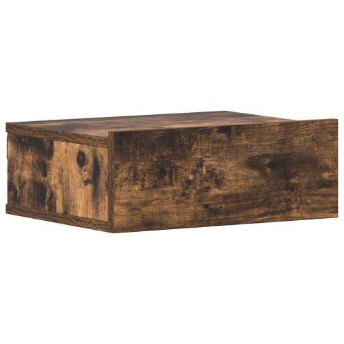  füstös tölgy színű fali éjjeliszekrény 40 x 30 x 15 cm