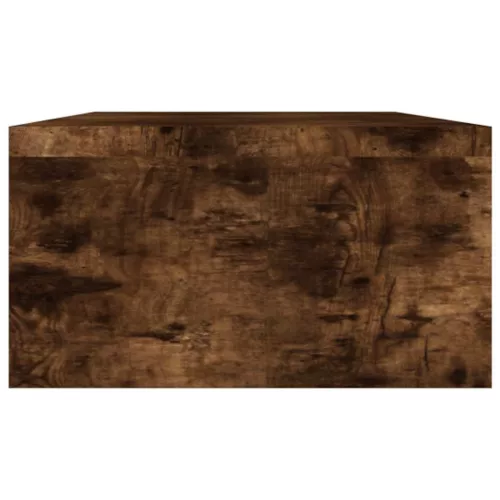  füstös tölgy színű szerelt fa monitorállvány 100 x 24 x 13 cm