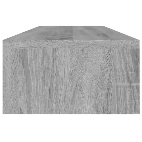  szürke sonoma színű szerelt fa monitorállvány 100 x 24 x 13 cm