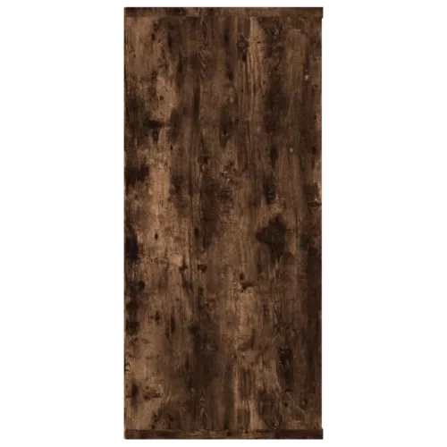  füstös tölgy színű szerelt fa könyv-/tálalószekrény 66x30x98 cm