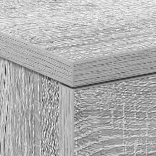  szürke sonoma színű szerelt fa éjjeliszekrény 38 x 35 x 56 cm