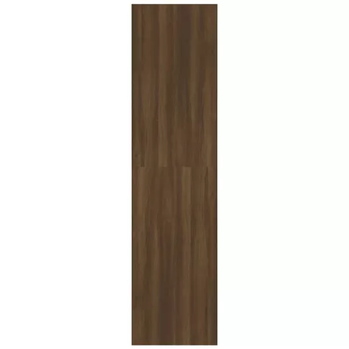  barna tölgy színű szerelt fa ruhásszekrény 100 x 50 x 200 cm