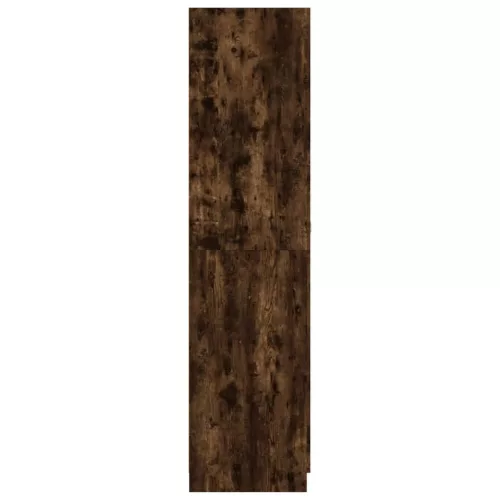  füstös tölgy színű szerelt fa ruhásszekrény 80 x 52 x 180 cm