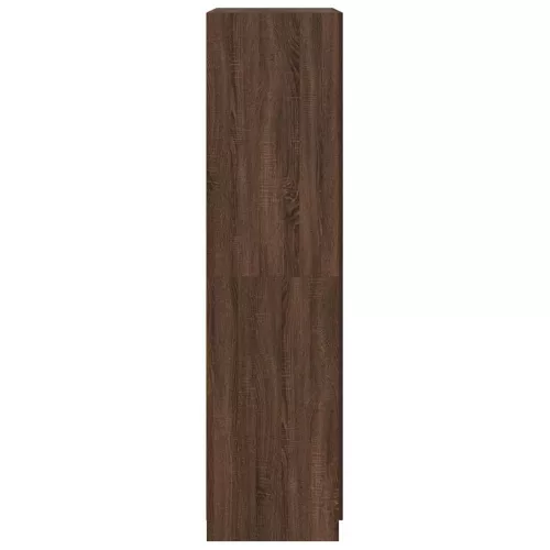  barna tölgy színű szerelt fa ruhásszekrény 90x52x200 cm