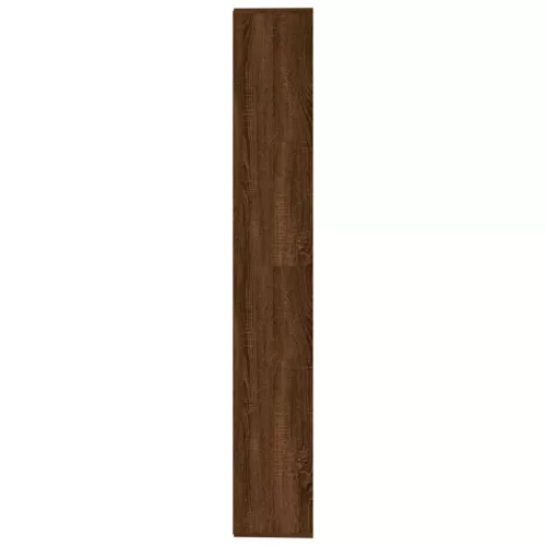  barna tölgyszínű könyvszekrény 155x24x160 cm