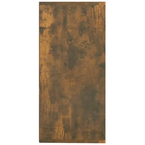  füstös tölgy színű szerelt fa tálalószekrény 88 x 30 x 65 cm