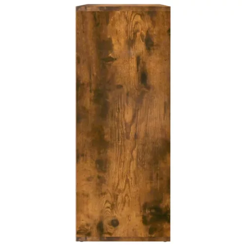  füstös tölgy színű szerelt fa tálalószekrény 60 x 30 x 75 cm