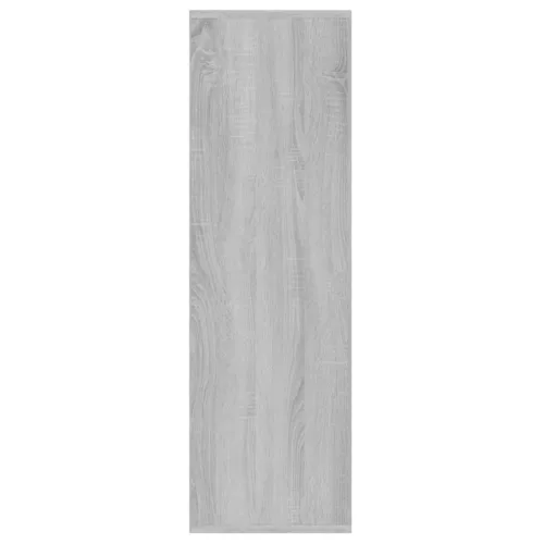  szürke sonoma színű könyvszekrény 98 x 29 x 97,5 cm