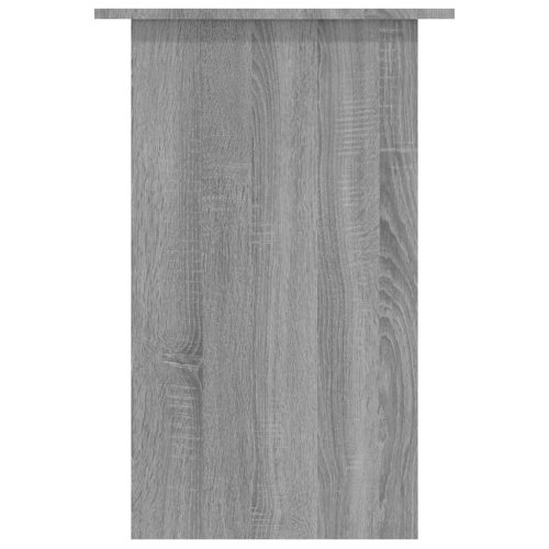  szürke sonoma színű szerelt fa íróasztal 90x50x74 cm	