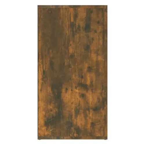 füstös tölgy színű szerelt fa tálalószekrény 120 x 36 x 69 cm