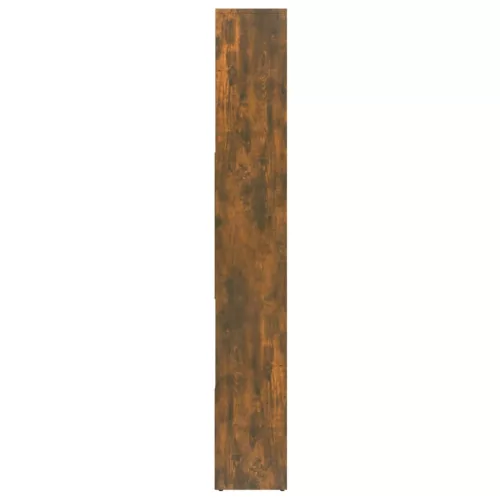 füstös tölgy színű szerelt fa könyvszekrény 67 x 24 x 161 cm