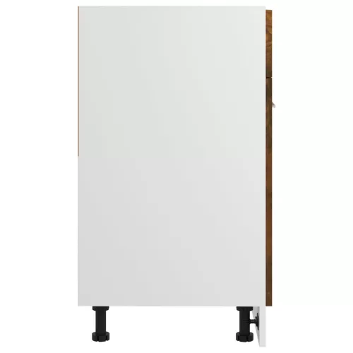  “Lyon” füstös tölgy színű szerelt fa alsó fiókos szekrény