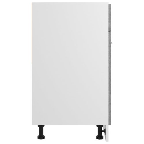  “Lyon” szürke sonoma színű szerelt fa fiókos szekrény