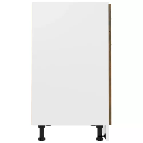  “Lyon” füstös tölgyszínű szerelt fa alsó fiókos szekrény